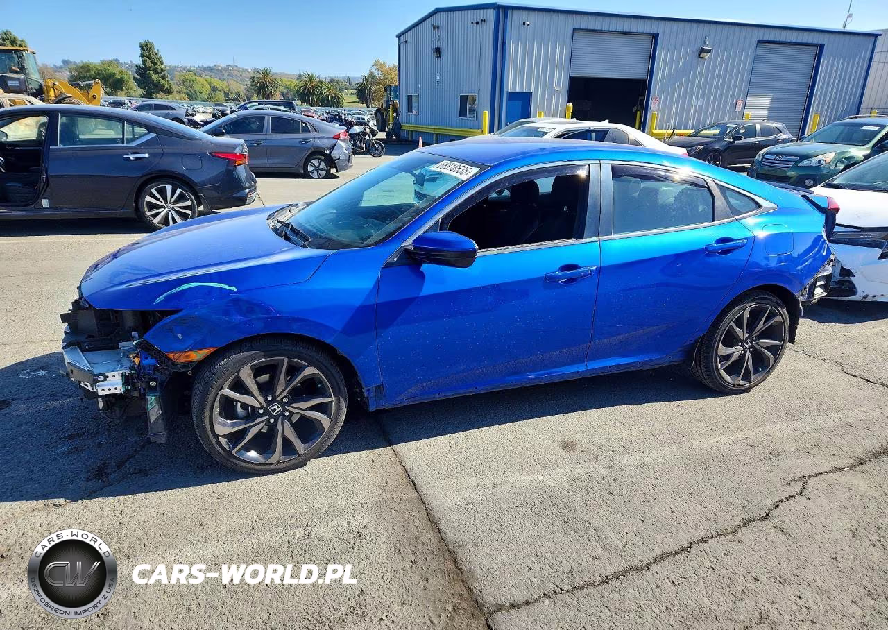 2019 Honda Civic Sport VIN:19XFC2F86KE214558 - 1