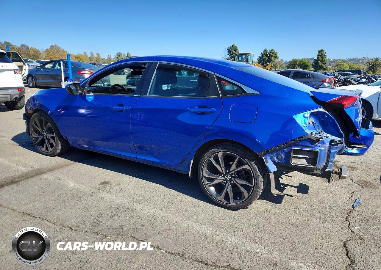 2019 Honda Civic Sport VIN:19XFC2F86KE214558 - 2