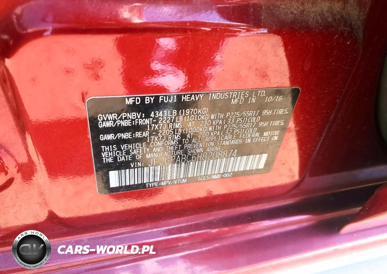 2017 Subaru Crosstrek Premium VIN:JF2GPABC6H8208874 - 13