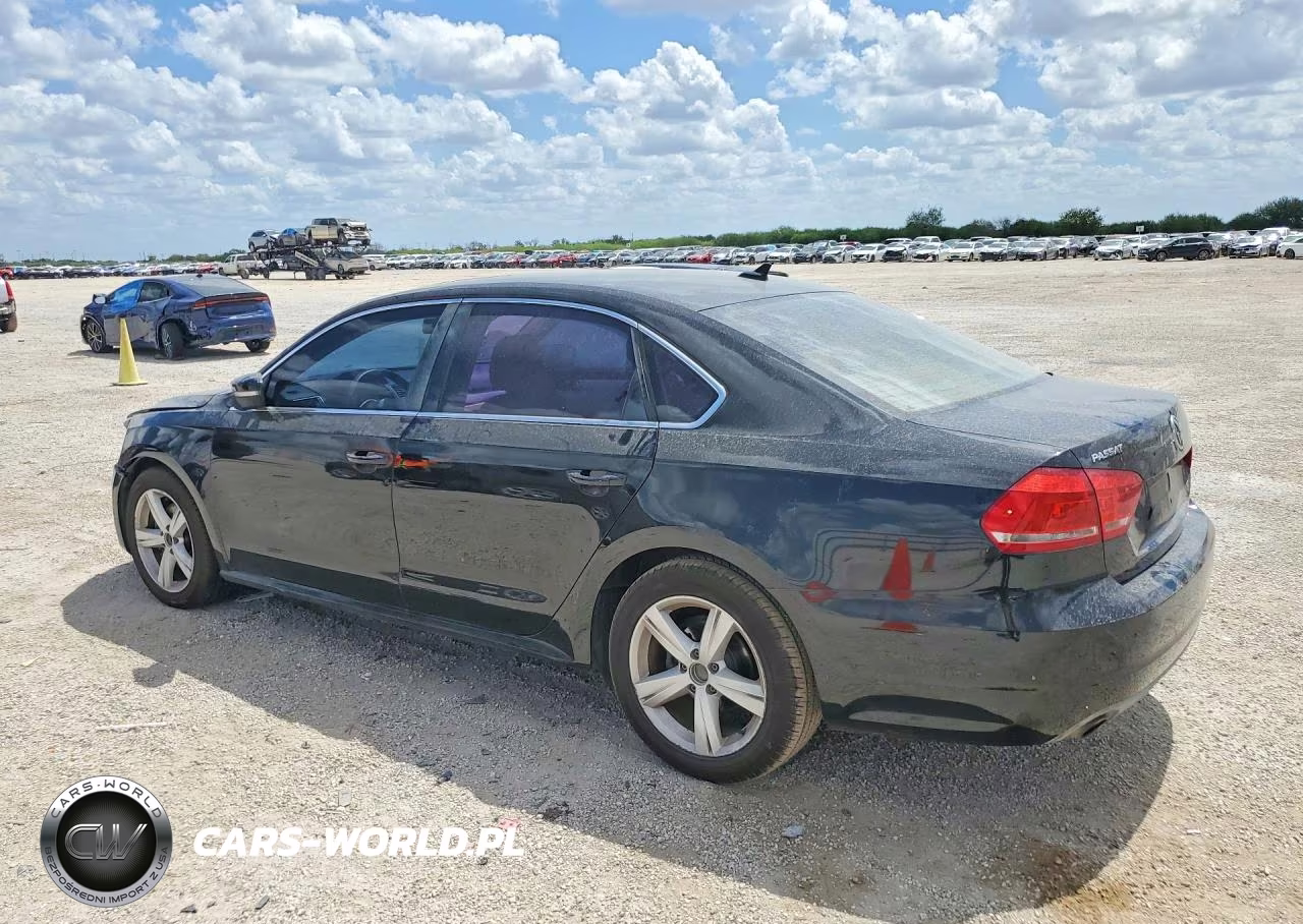 2013 Volkswagen Passat Se VIN:1VWBH7A38DC024616 - 2