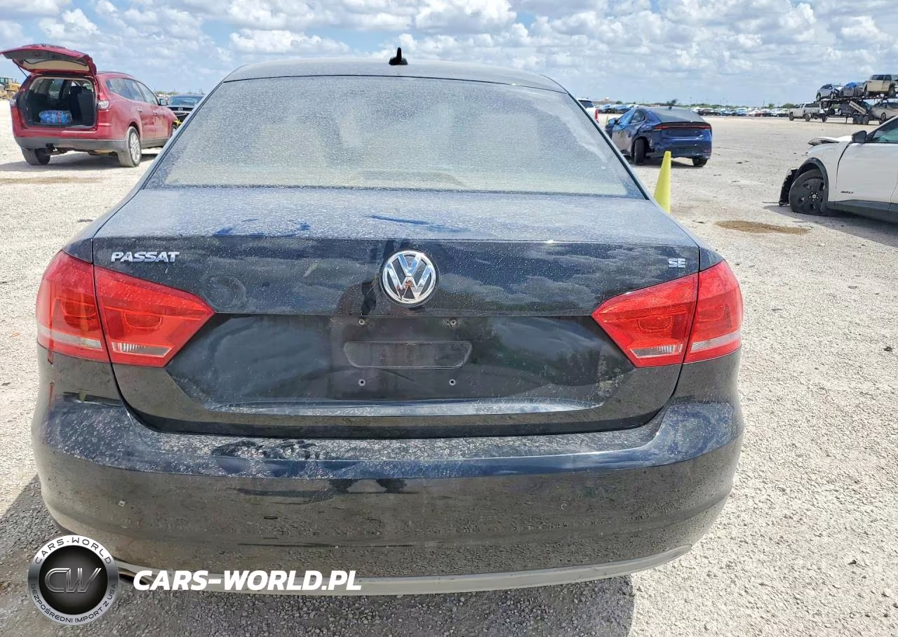2013 Volkswagen Passat Se VIN:1VWBH7A38DC024616 - 6