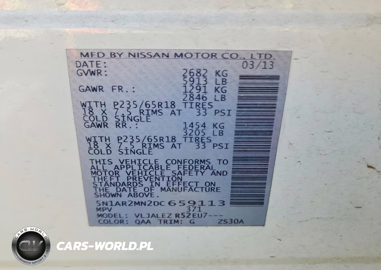 2013 Nissan Pathfinder S VIN:5N1AR2MN2DC659113 - 13