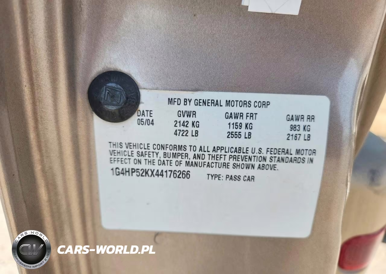2004 Buick Lesabre Custom VIN:1G4HP52KX44176266 - 12