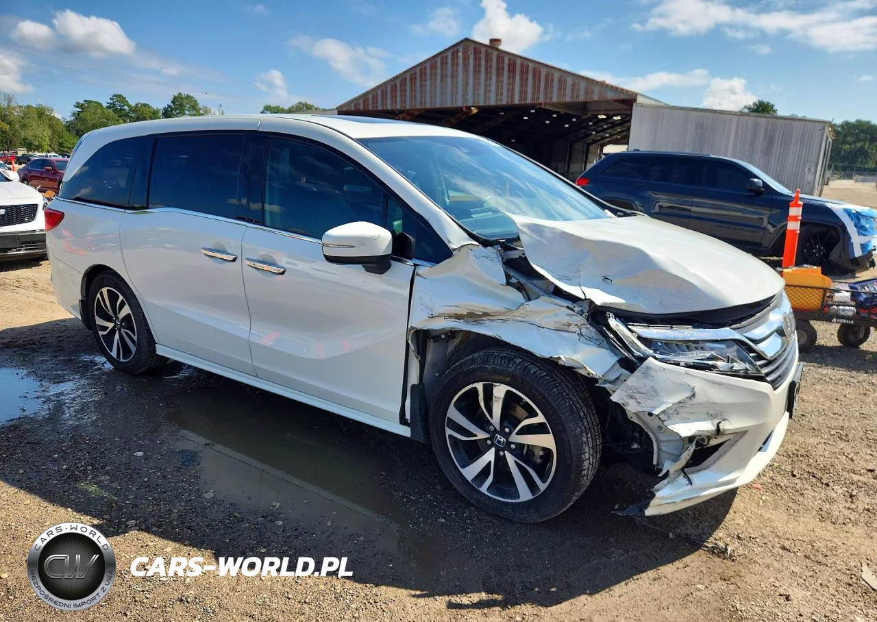 2018 Honda Odyssey Elite VIN:5FNRL6H97JB043435 - 4
