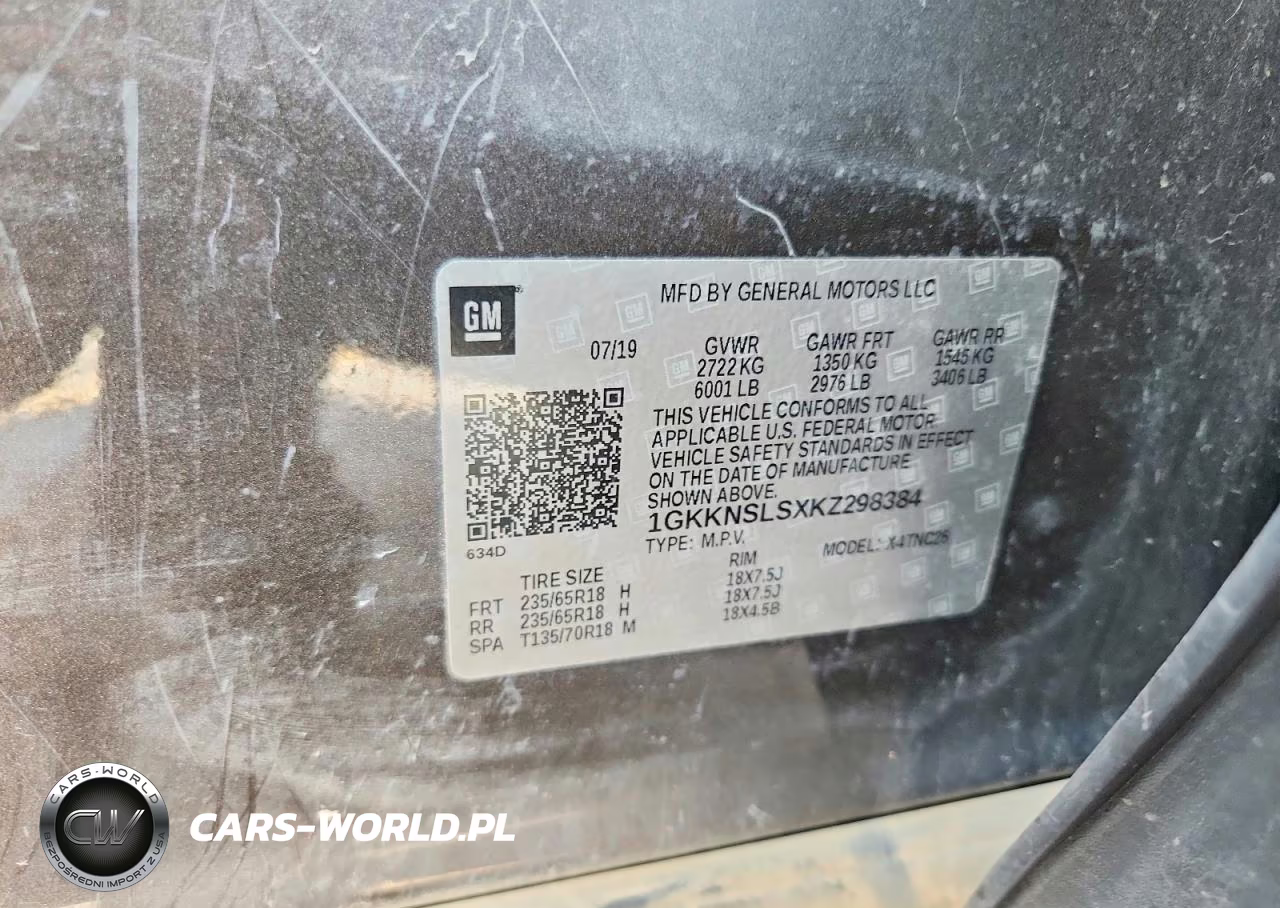 2019 GMC Acadia Sle VIN:1GKKNSLSXKZ298384 - 12