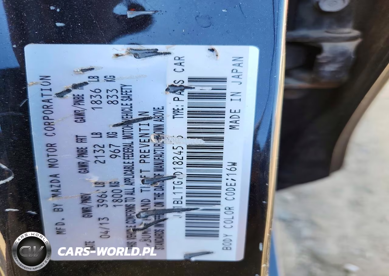 2013 Mazda 3 I VIN:JM1BL1TG7D1824575 - 12