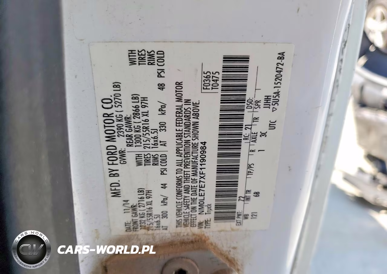 2015 Ford Transit Connect Xl VIN:NM0LE7E7XF1190984 - 13