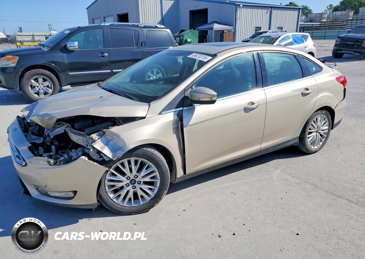 2017 Ford Focus Titanium VIN:1FADP3J27HL238345 - 1