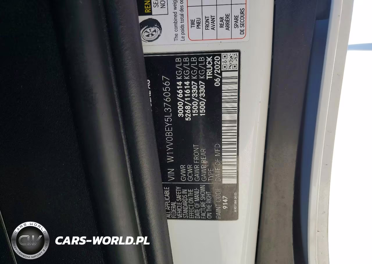 2020 Mercedes-Benz Metris VIN:W1YV0BEY5L3760567 - 13