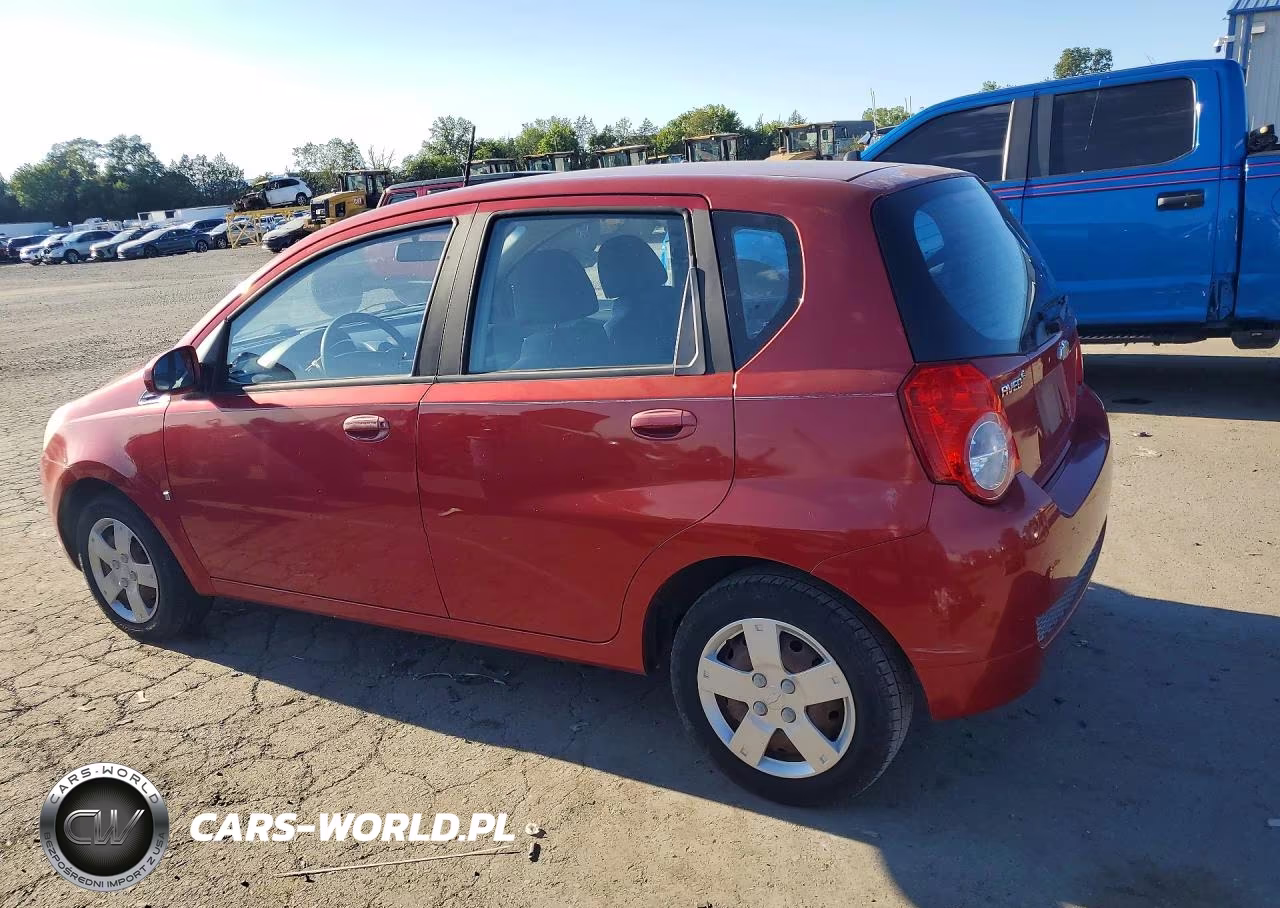 2009 Chevrolet Aveo Ls VIN:KL1TD66E89B321672 - 2