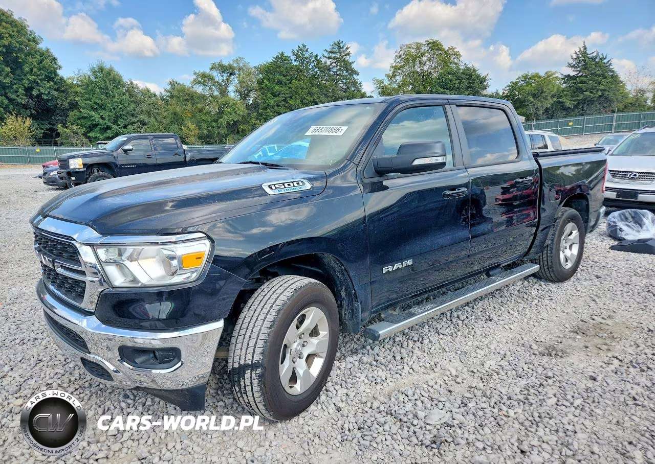 2022 Ram 1500 Big Horn-Lone Star VIN:1C6RRFFG0NN298233 - 1