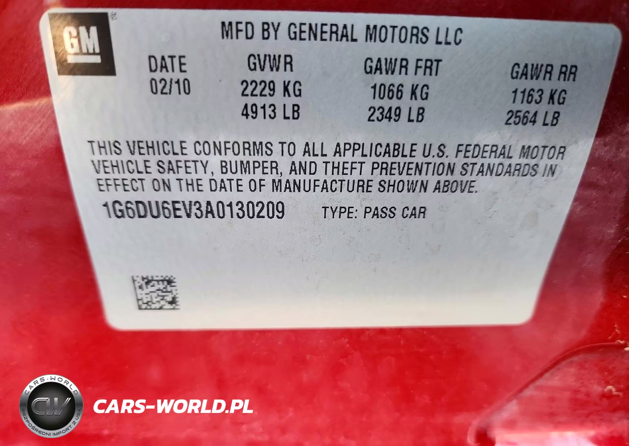 2010 Cadillac Sts VIN:1G6DU6EV3A0130209 - 12