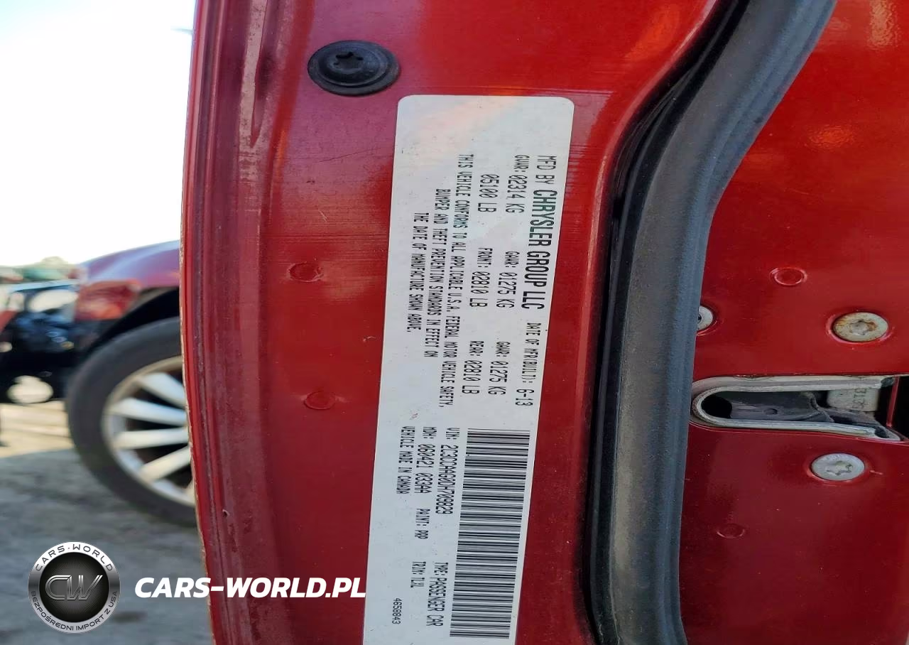 2013 Chrysler 300 VIN:2C3CCAAG0DH709829 - 13
