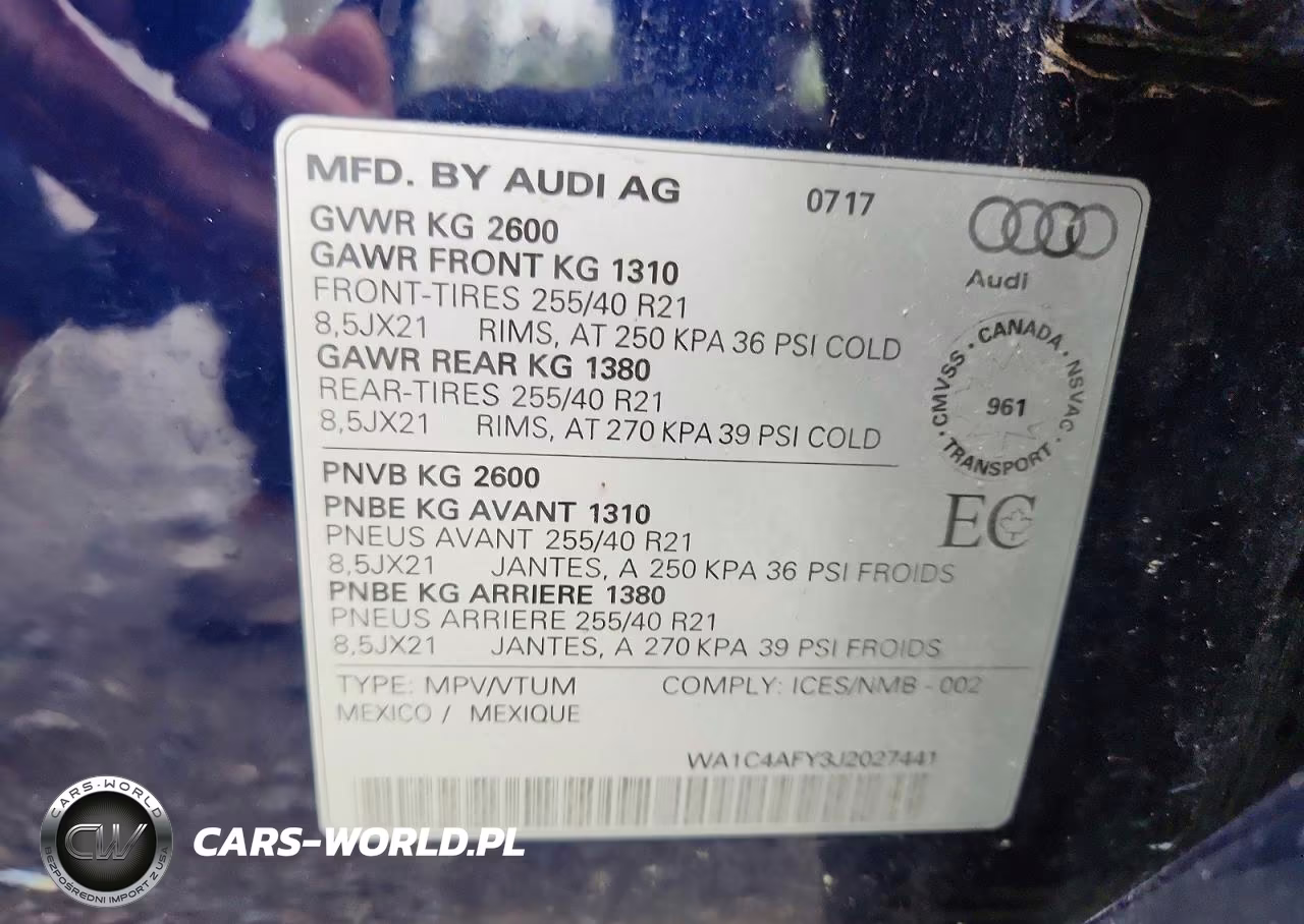 2018 Audi Sq5 Prestige VIN:WA1C4AFY3J2027441 - 13