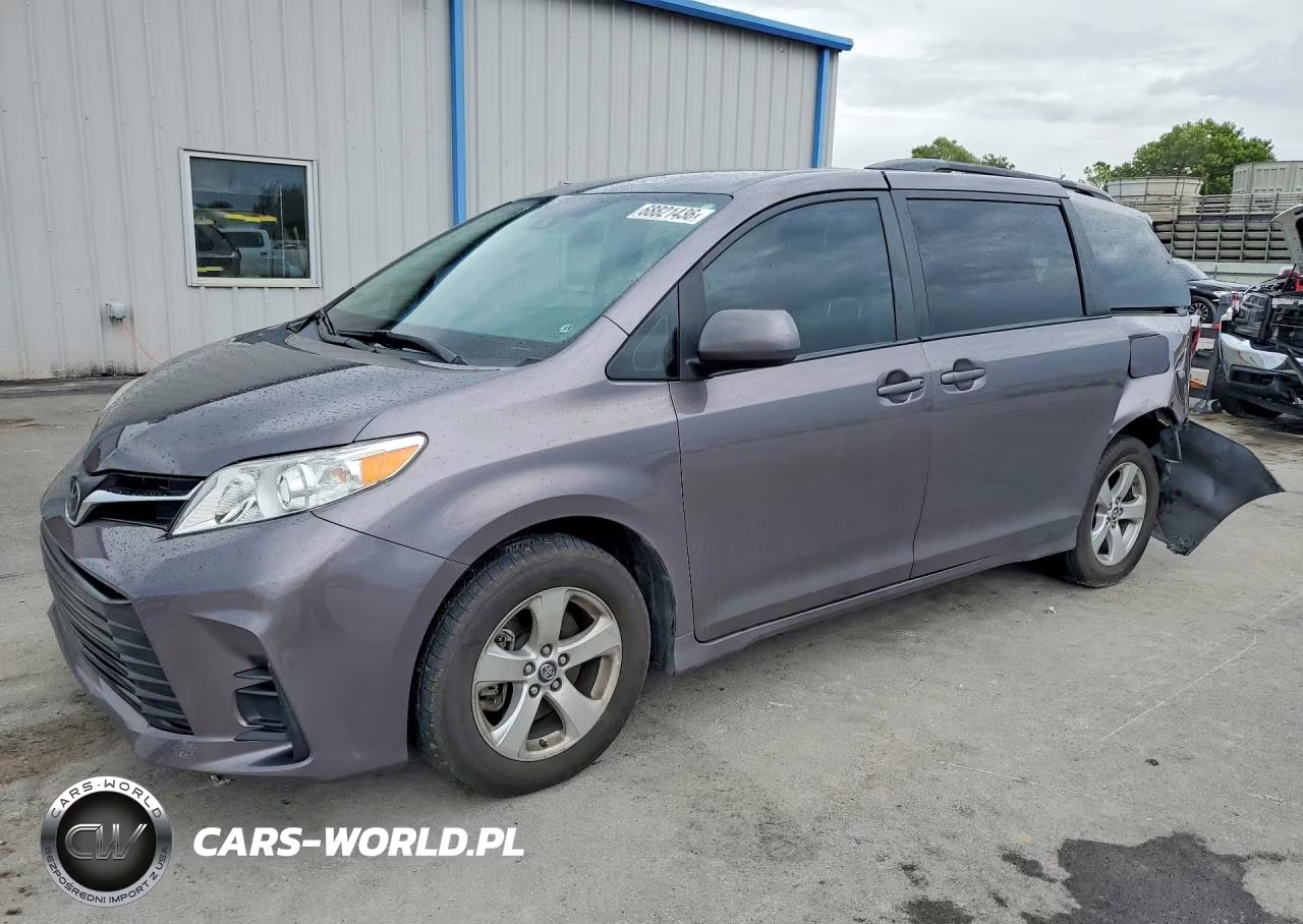 2019 Toyota Sienna Le VIN:5TDKZ3DC9KS006593 - 1