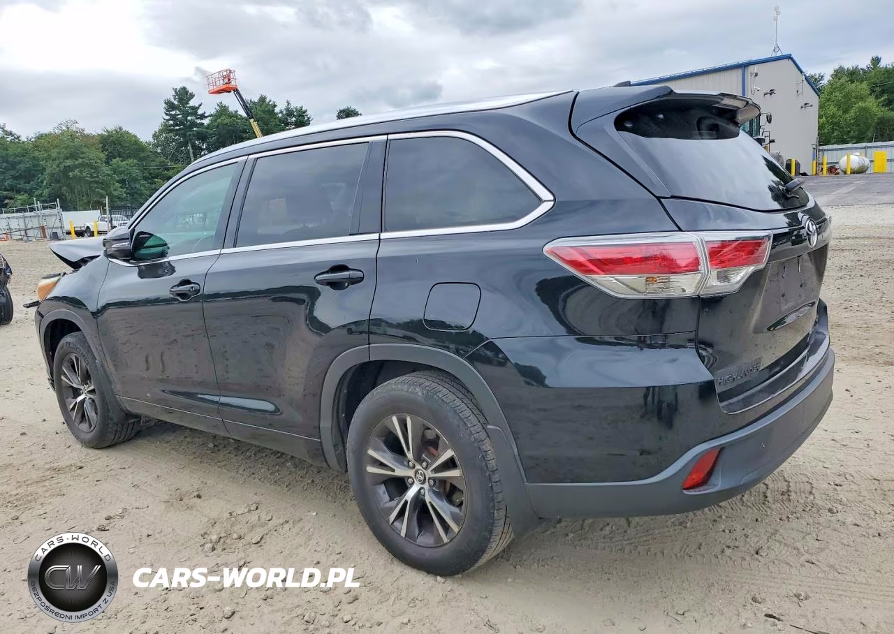 2016 Toyota Highlander Xle VIN:5TDJKRFH9GS306475 - 2
