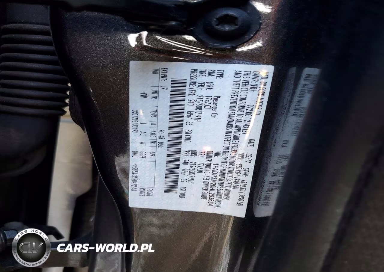 2017 Ford Focus Sel VIN:1FADP3M20HL253684 - 12