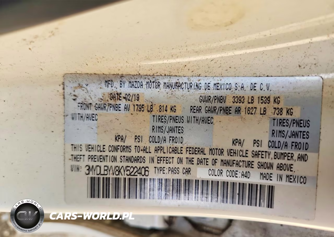 2019 Toyota Yaris Le VIN:3MYDLBYV8KY522406 - 12