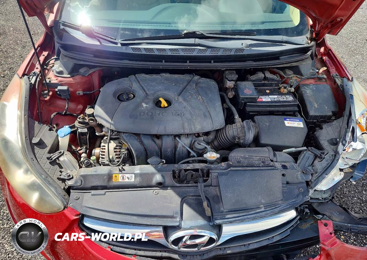 2013 Hyundai Elantra Gls VIN:KMHDH4AE5DU620607 - 11