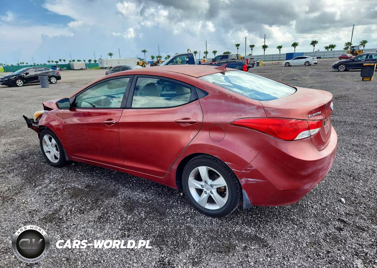 2013 Hyundai Elantra Gls VIN:KMHDH4AE5DU620607 - 2