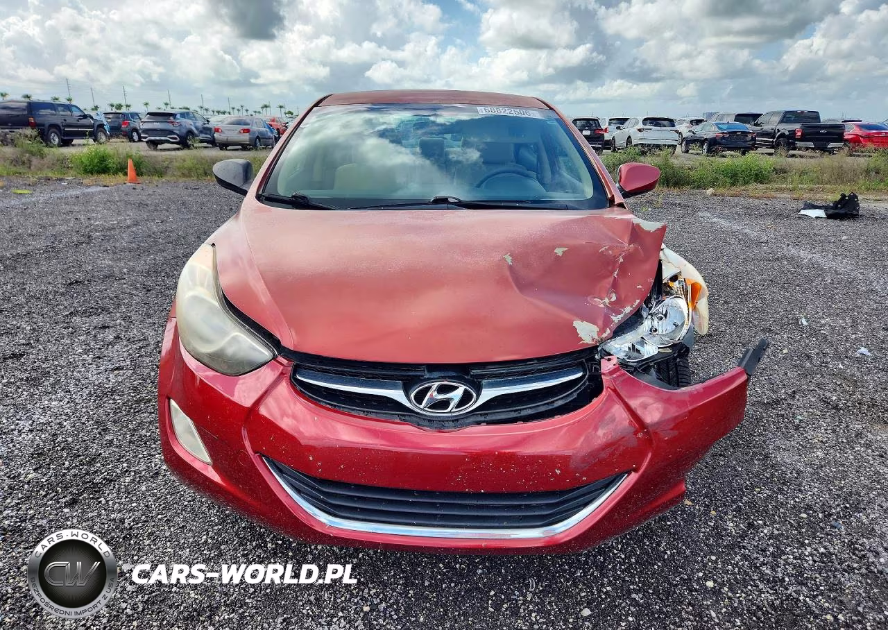 2013 Hyundai Elantra Gls VIN:KMHDH4AE5DU620607 - 5