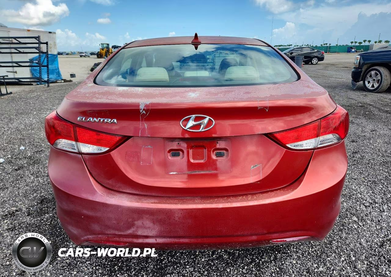 2013 Hyundai Elantra Gls VIN:KMHDH4AE5DU620607 - 6