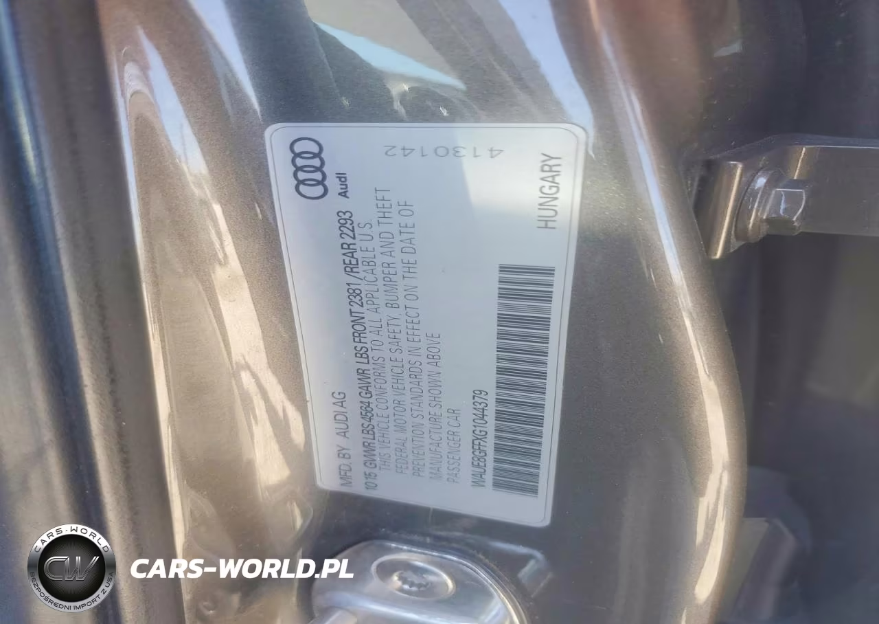 2016 Audi A3 Premium Plus VIN:WAUE8GFFXG1044379 - 12