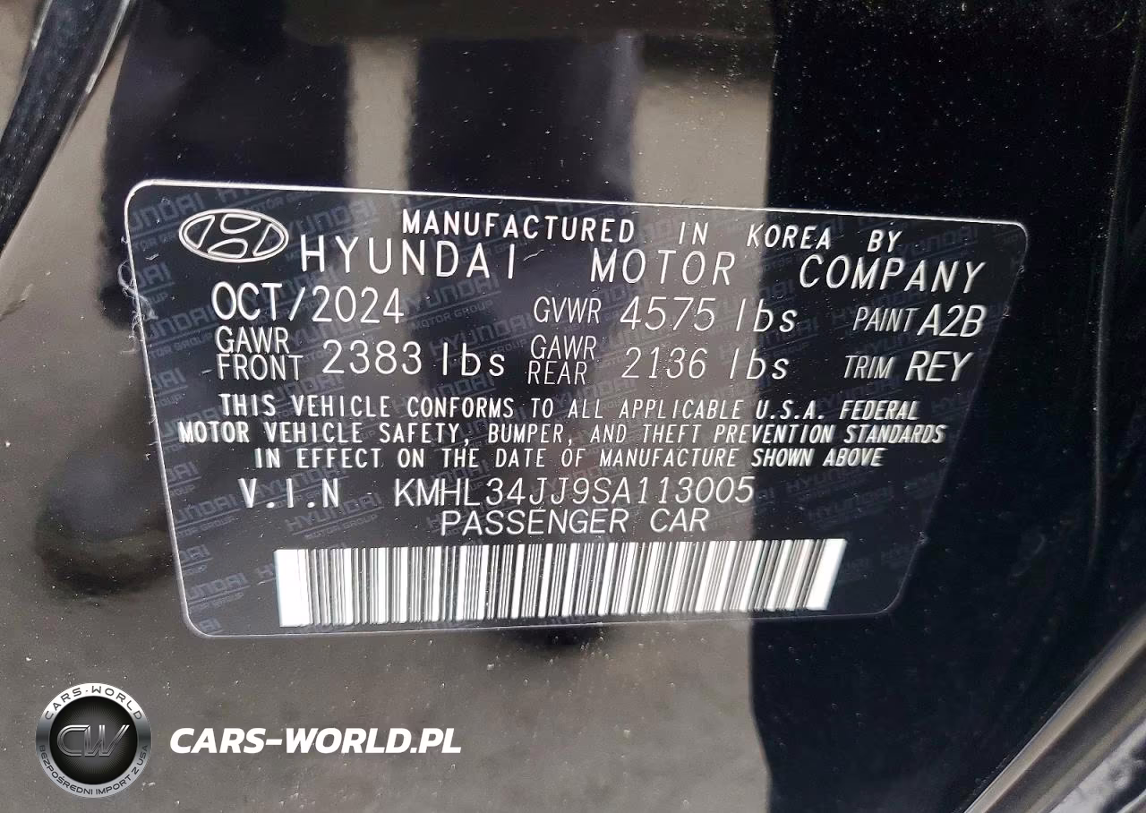 2025 Hyundai Sonata Hybrid Sel VIN:KMHL34JJ9SA113005 - 12