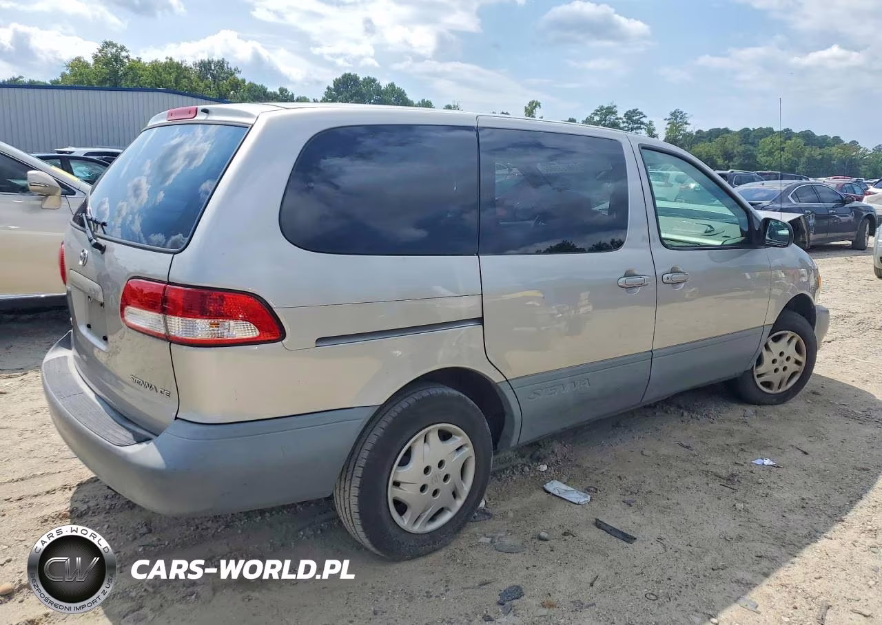 2001 Toyota Sienna Ce VIN:4T3ZF19C41U376092 - 3
