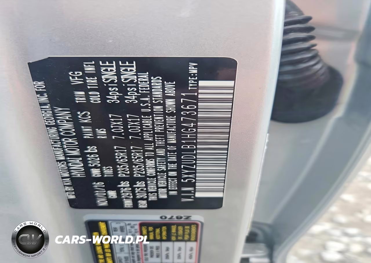 2017 Hyundai Santa Fe Sport 2.4L VIN:5XYZUDLB1HG473671 - 13