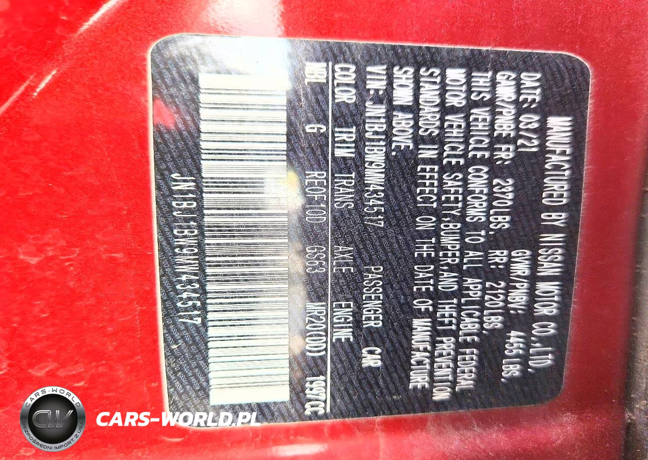 2021 Nissan Rogue Sport Sv VIN:JN1BJ1BW9MW434517 - 13