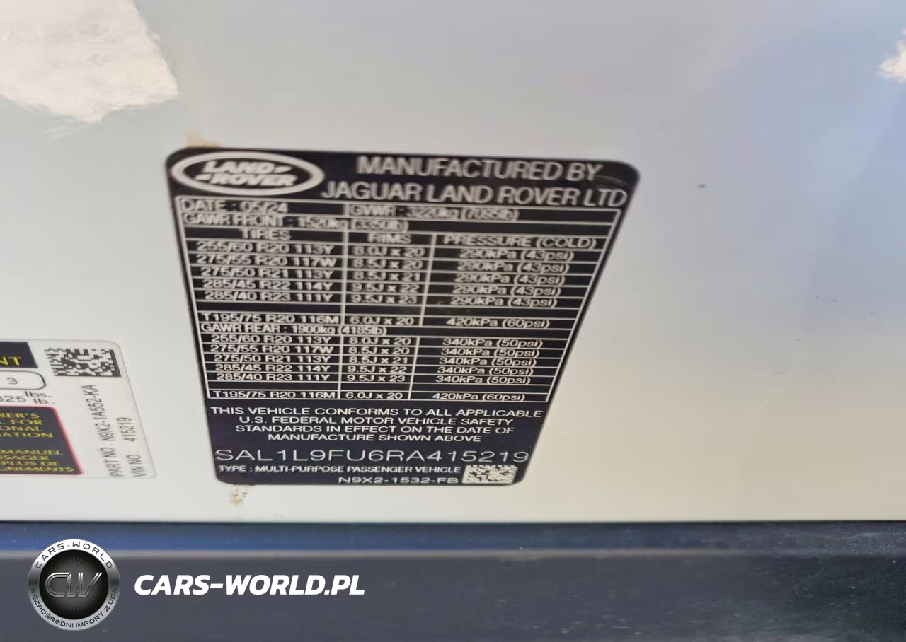 2024 Land Rover Range Rover Sport Dynamic Se VIN:SAL1L9FU6RA415219 - 14
