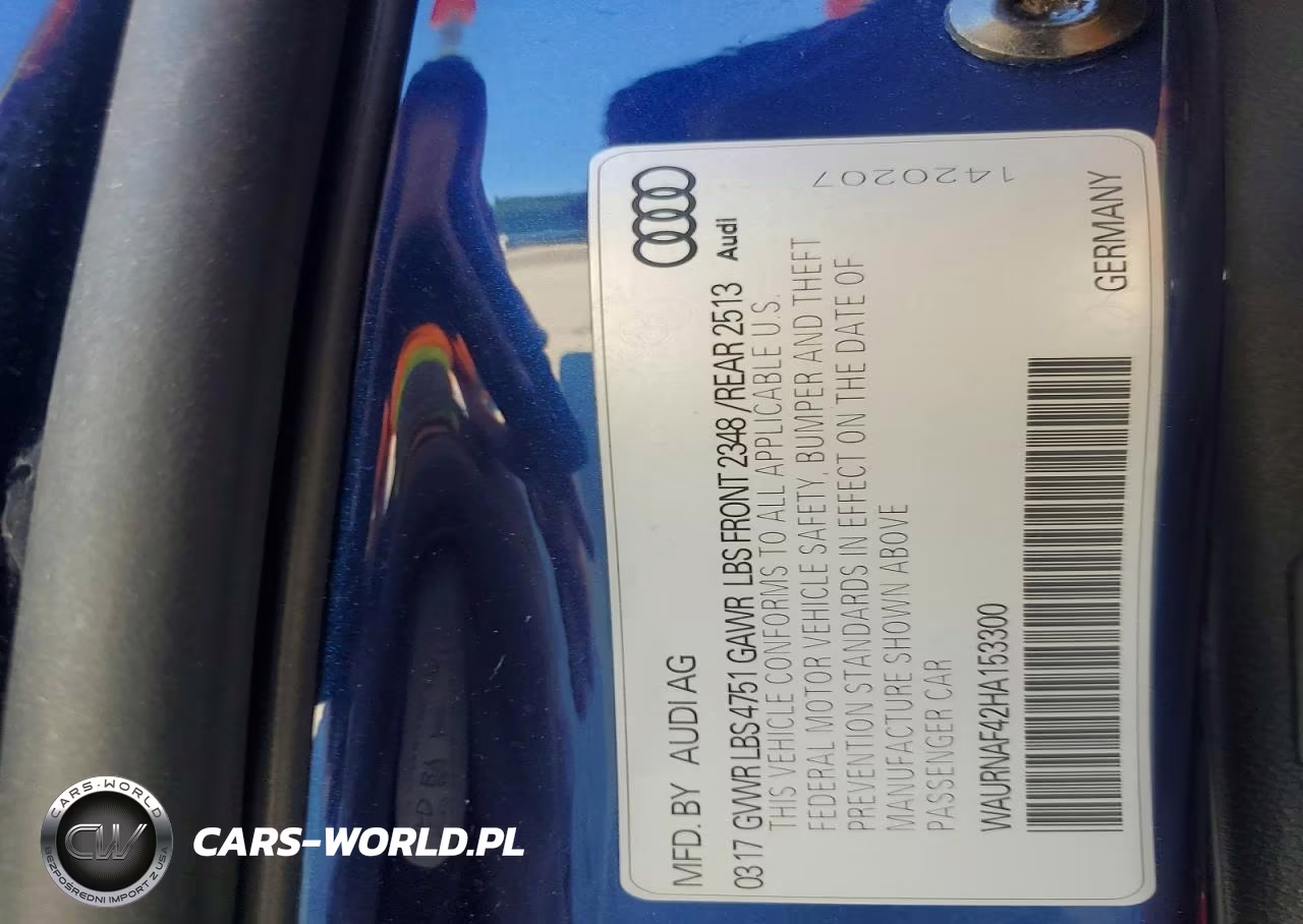 2017 Audi A4 Prestige VIN:WAURNAF42HA153300 - 12
