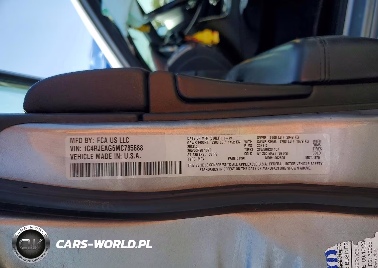 2021 Jeep Grand Cherokee Laredo VIN:1C4RJEAG6MC785688 - 13