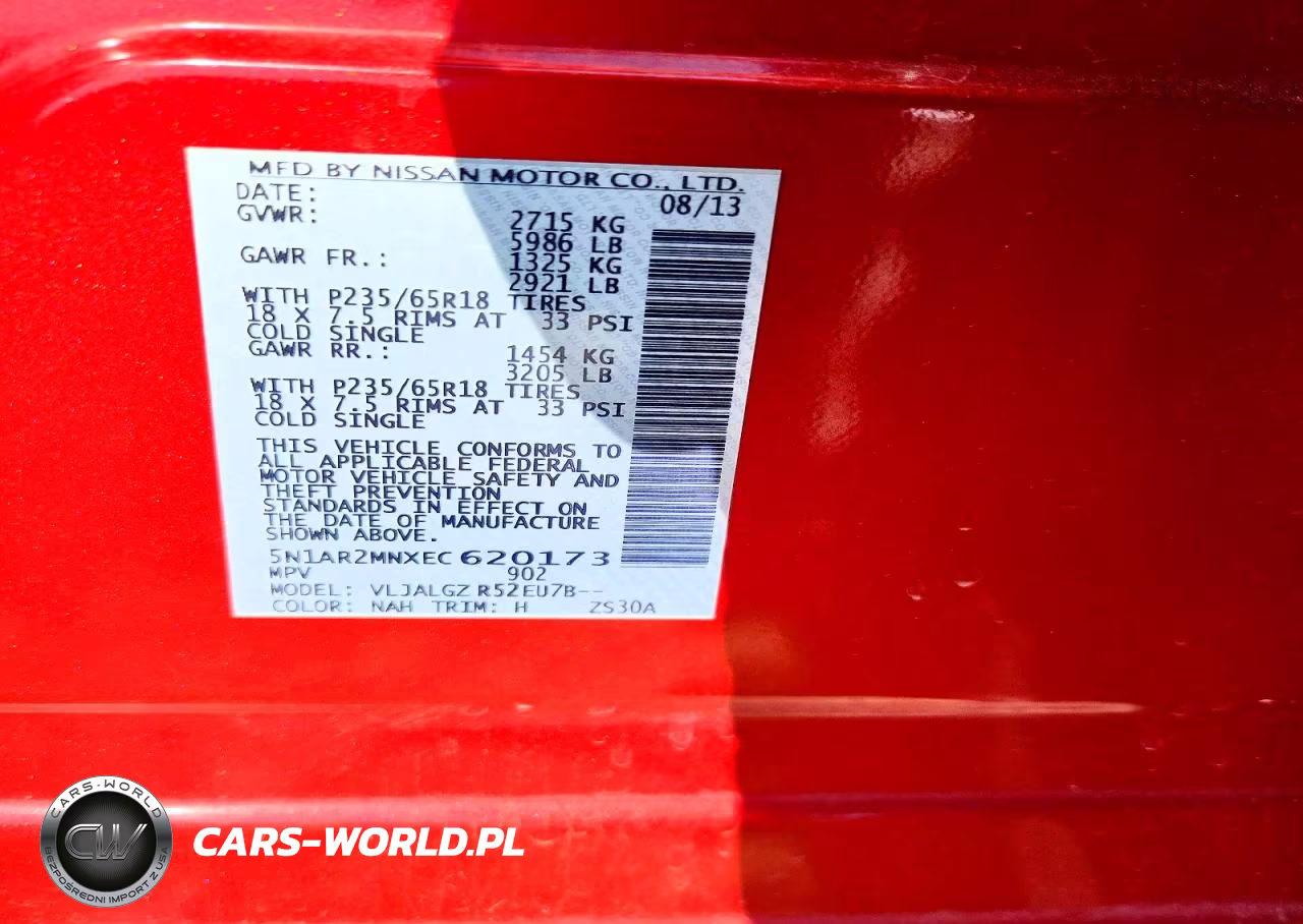 2014 Nissan Pathfinder S VIN:5N1AR2MNXEC620173 - 12