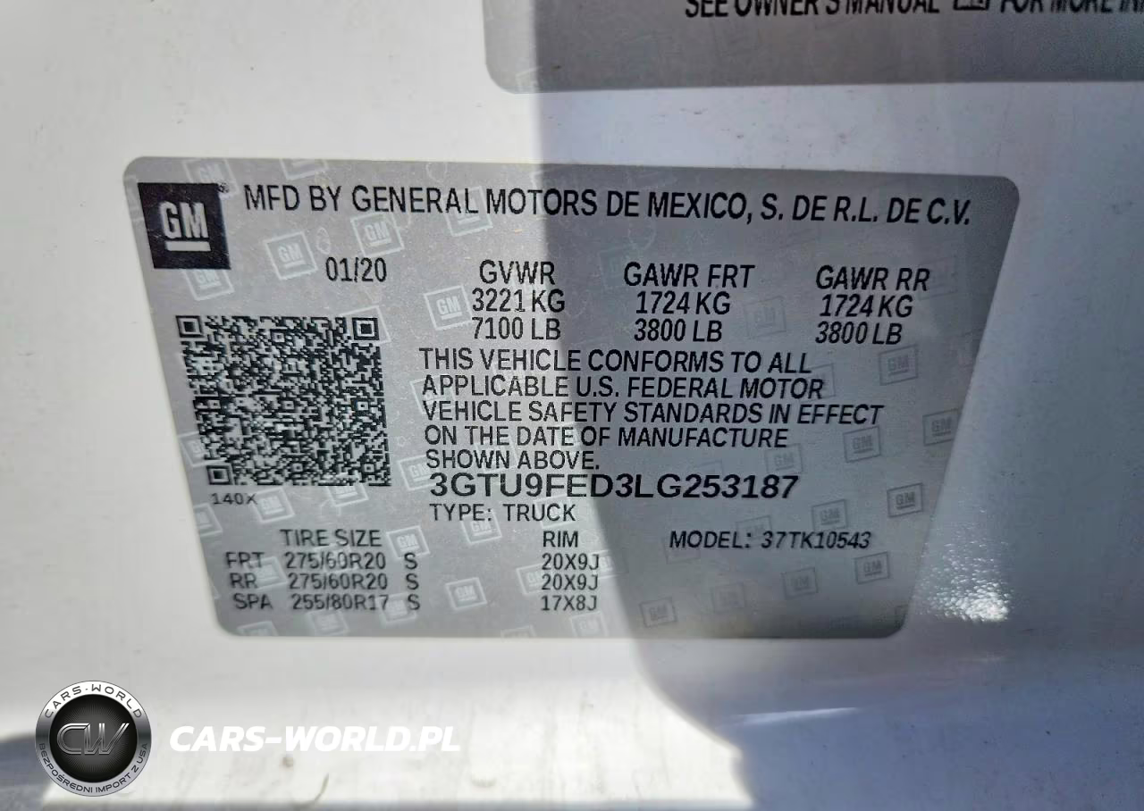 2020 GMC Sierra K1500 Denali VIN:3GTU9FED3LG253187 - 12