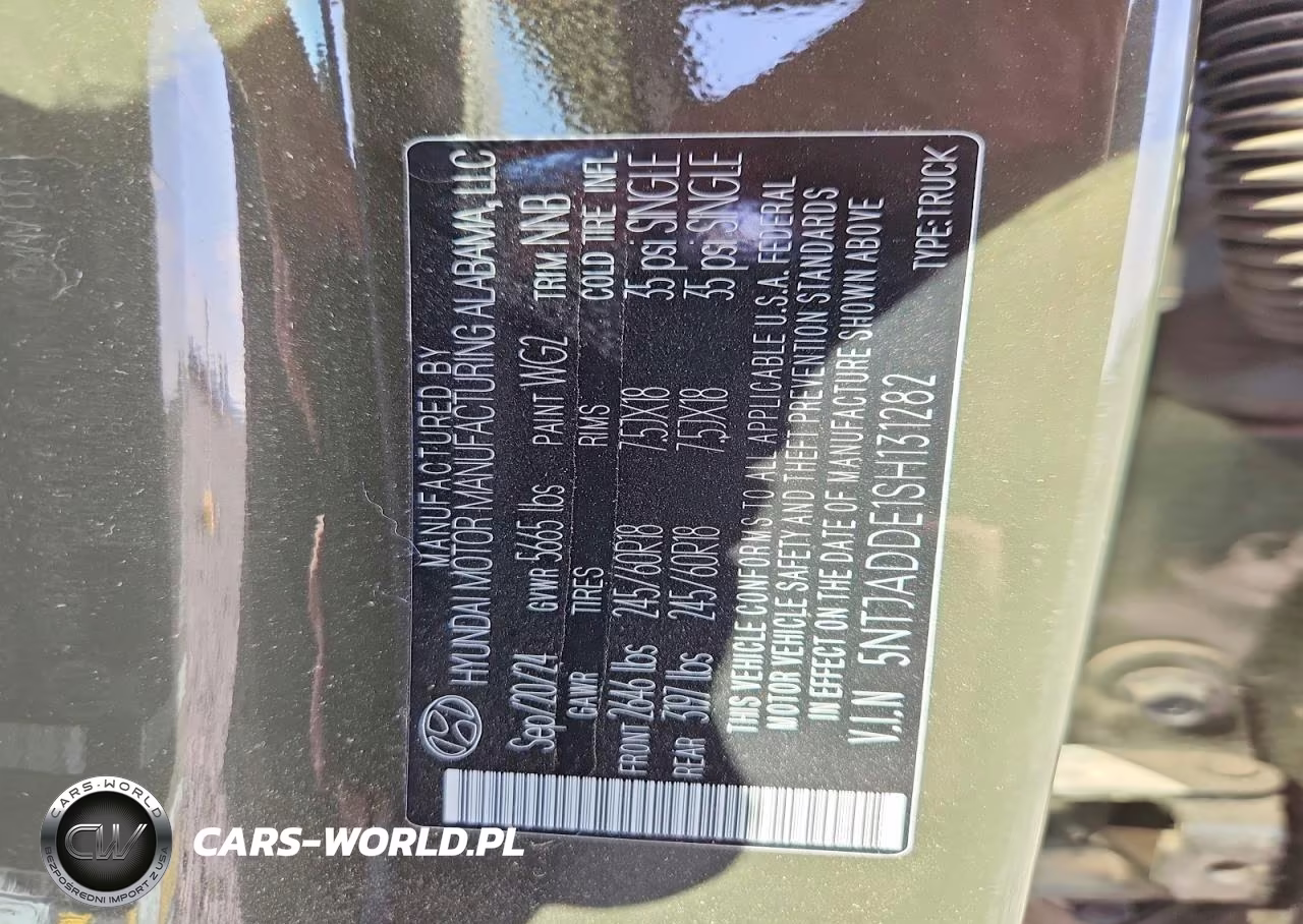 2025 Hyundai Santa Cruz Se VIN:5NTJADDE1SH131282 - 12