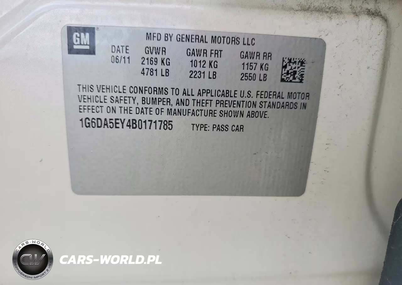 2011 Cadillac Cts VIN:1G6DA5EY4B0171785 - 12