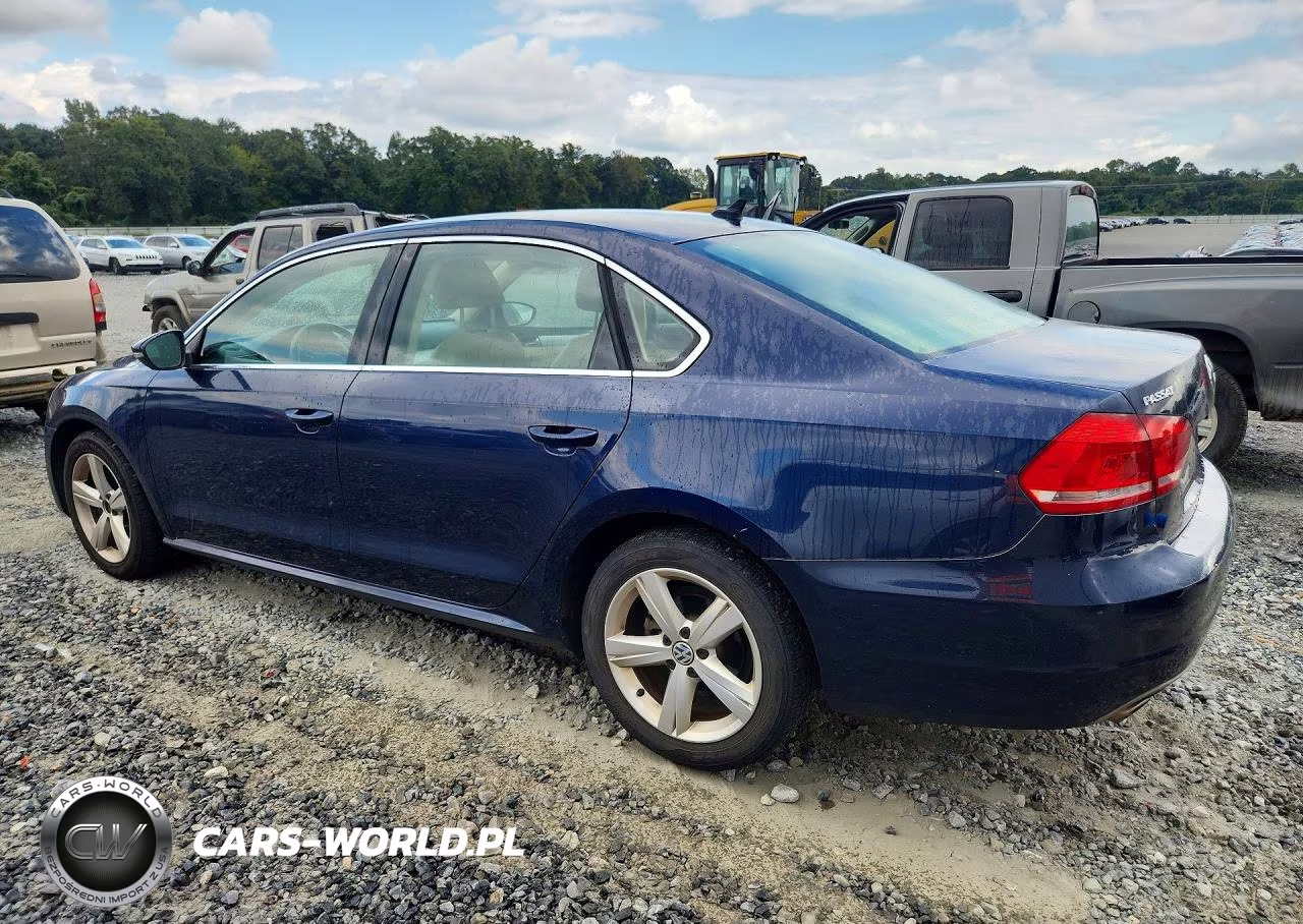 2012 Volkswagen Passat Se VIN:1VWBP7A31CC005889 - 2