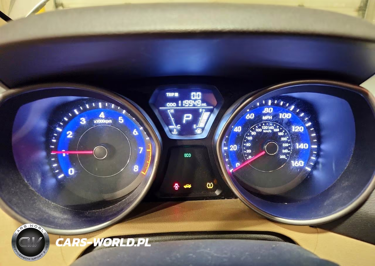 2013 Hyundai Elantra Gls VIN:5NPDH4AE9DH333284 - 9