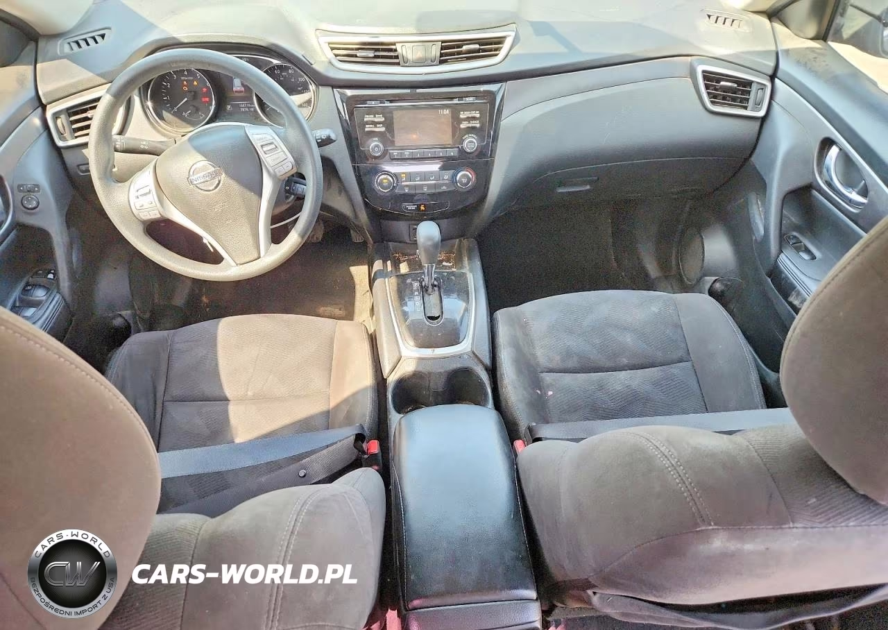 2015 Nissan Rogue S VIN:KNMAT2MT1FP543627 - 8