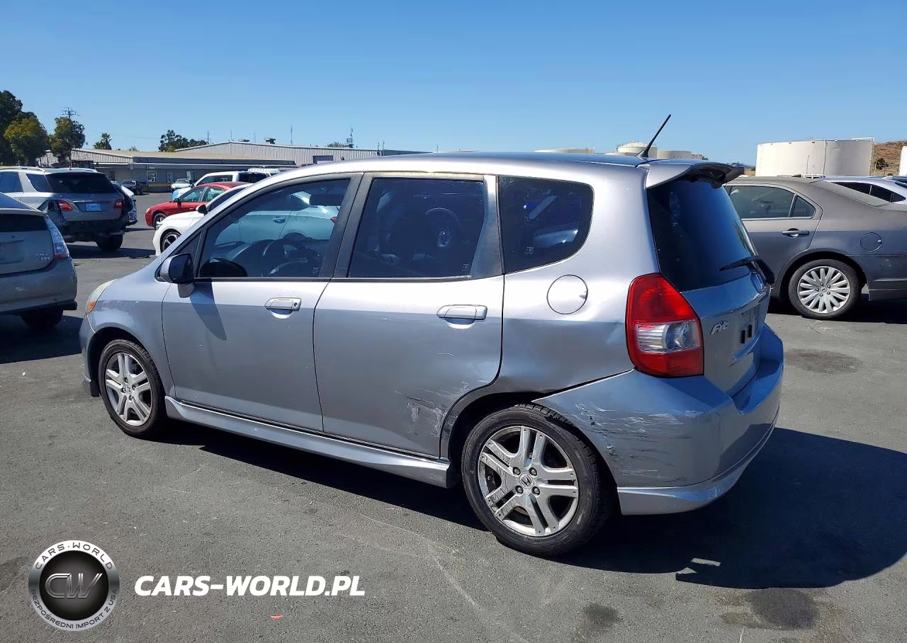 2008 Honda Fit Sport VIN:JHMGD37648S043155 - 2