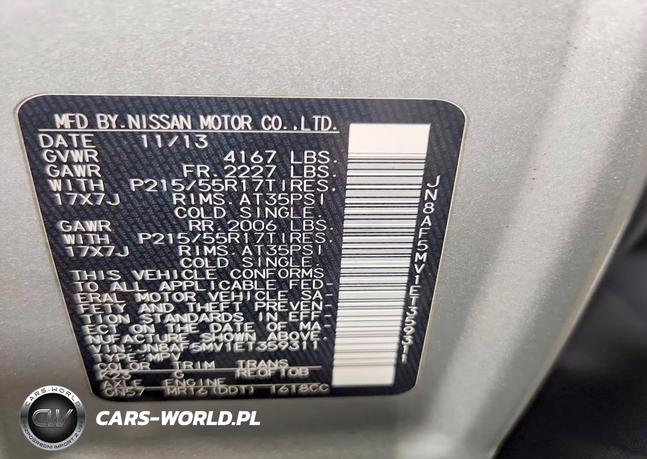 2014 Nissan Juke Sv VIN:JN8AF5MV1ET359311 - 13