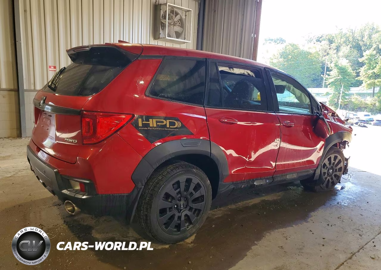 2023 Honda Passport Exl VIN:5FNYF8H52PB031410 - 3