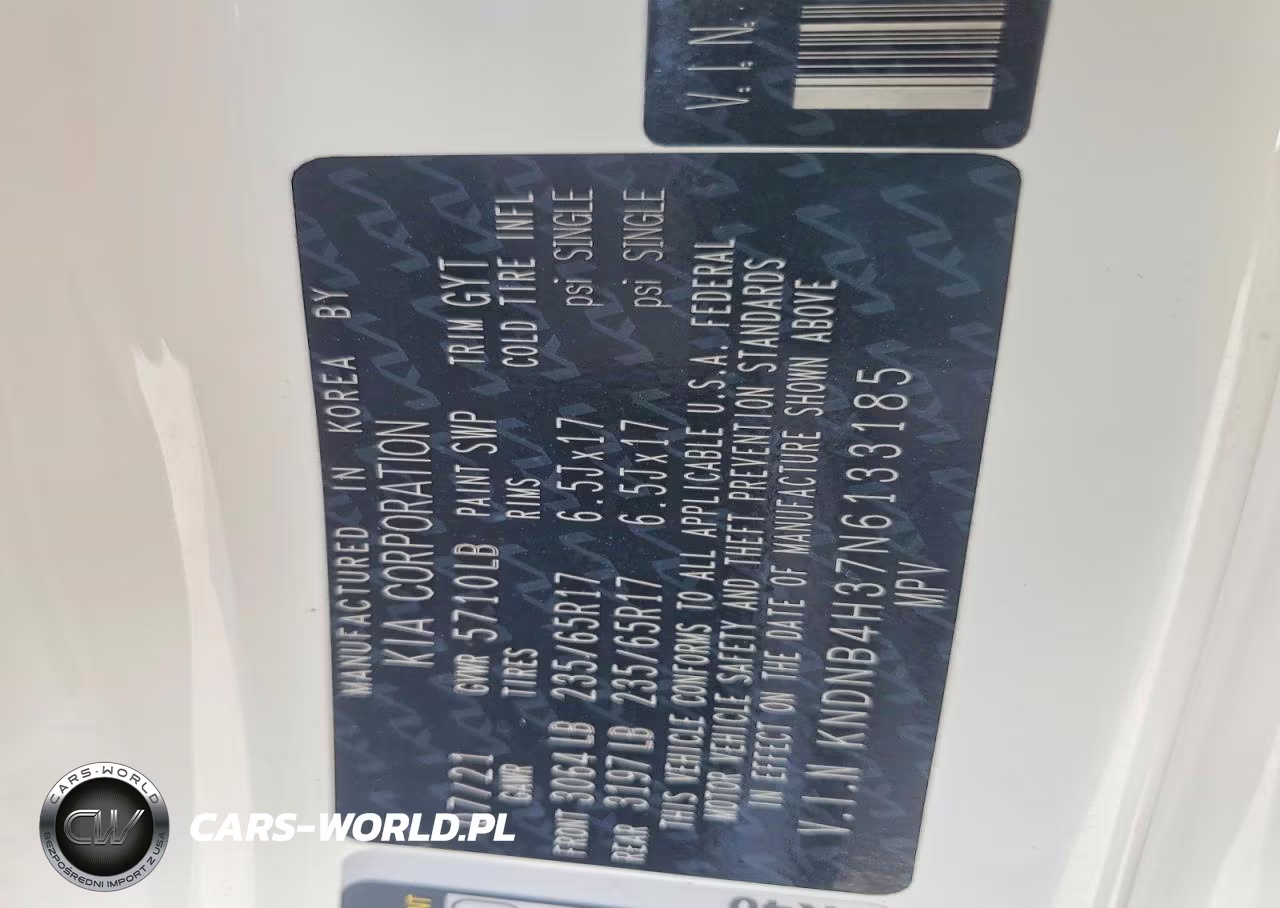 2022 Kia Carnival Lx VIN:KNDNB4H37N6133185 - 13