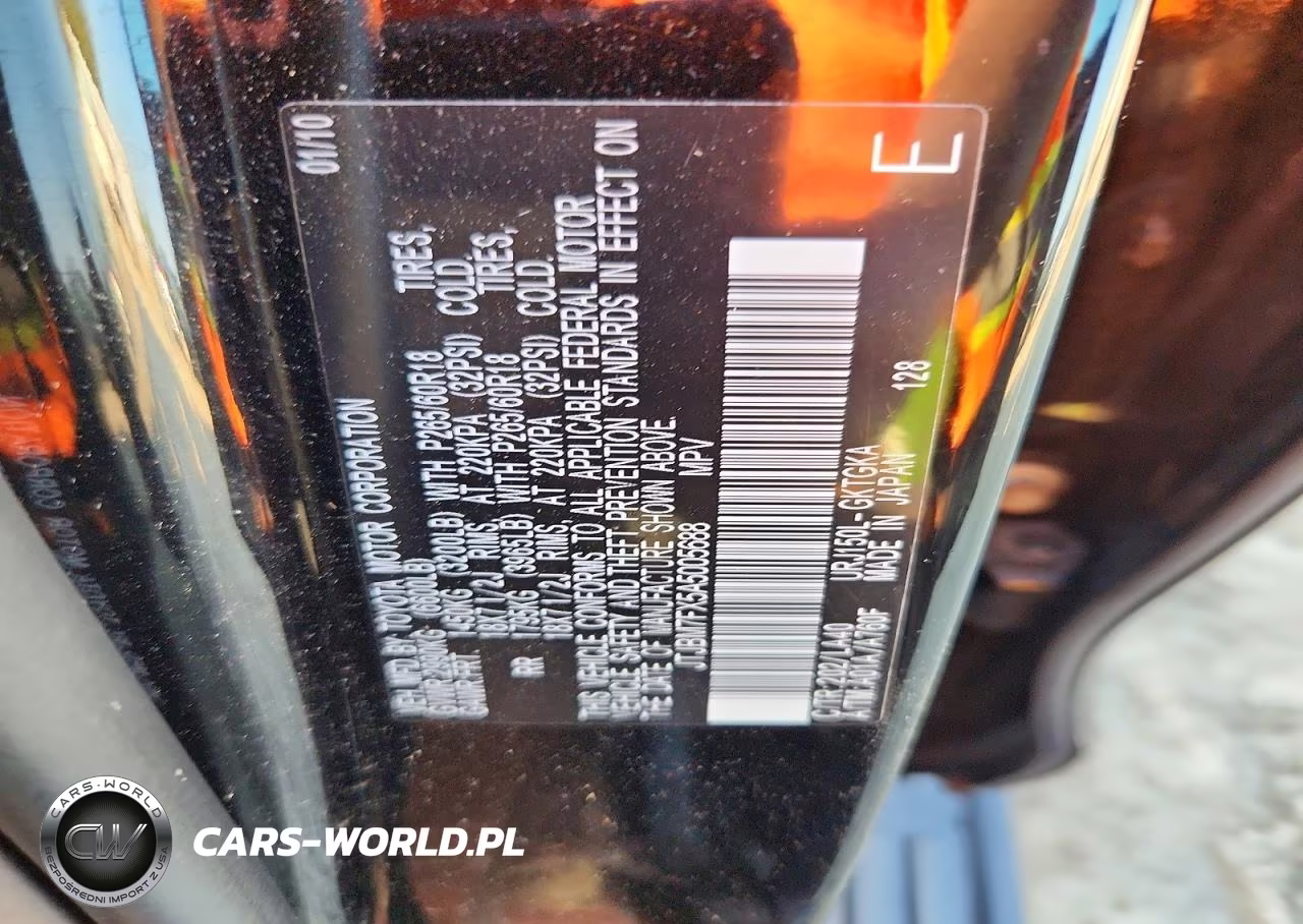 2010 Lexus Gx 460 VIN:JTJBM7FX5A5005688 - 13