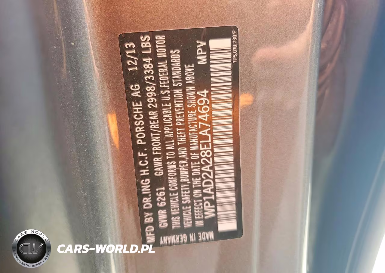 2014 Porsche Cayenne Gts VIN:WP1AD2A28ELA74694 - 14