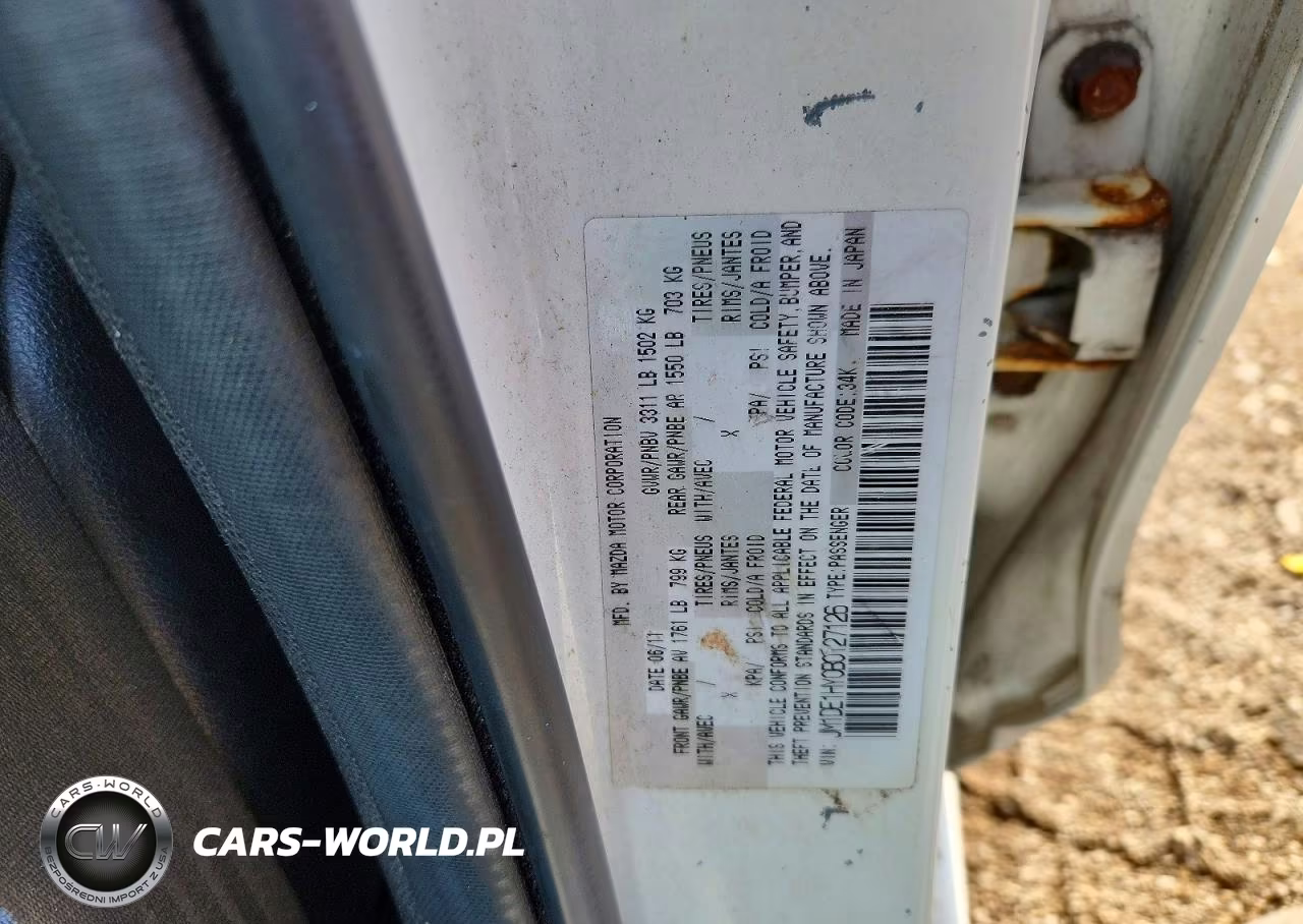 2011 Mazda Mazda2 VIN:JM1DE1HY0B0127126 - 12