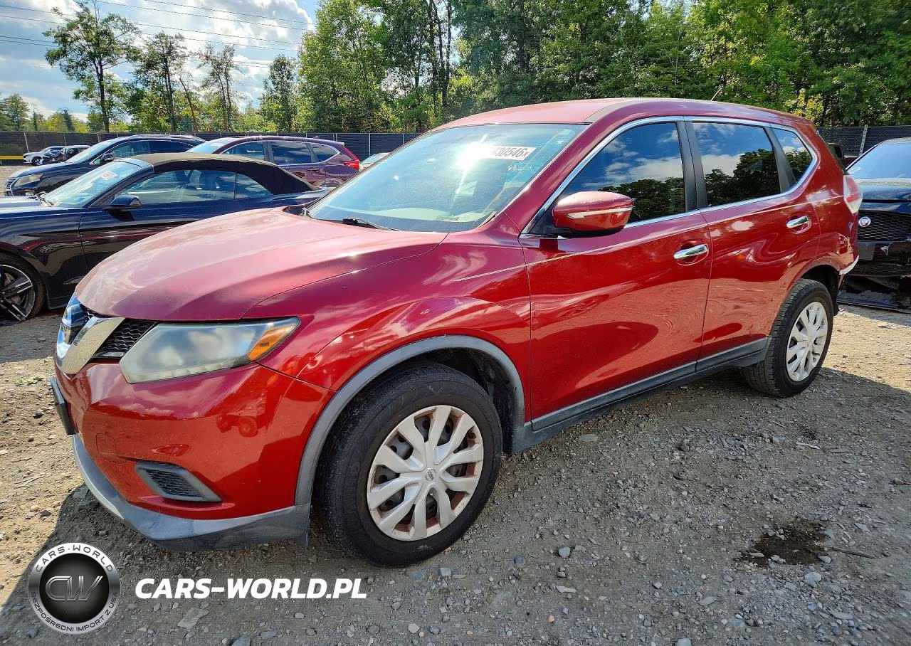 2015 Nissan Rogue S VIN:KNMAT2MTXFP502929 - 1