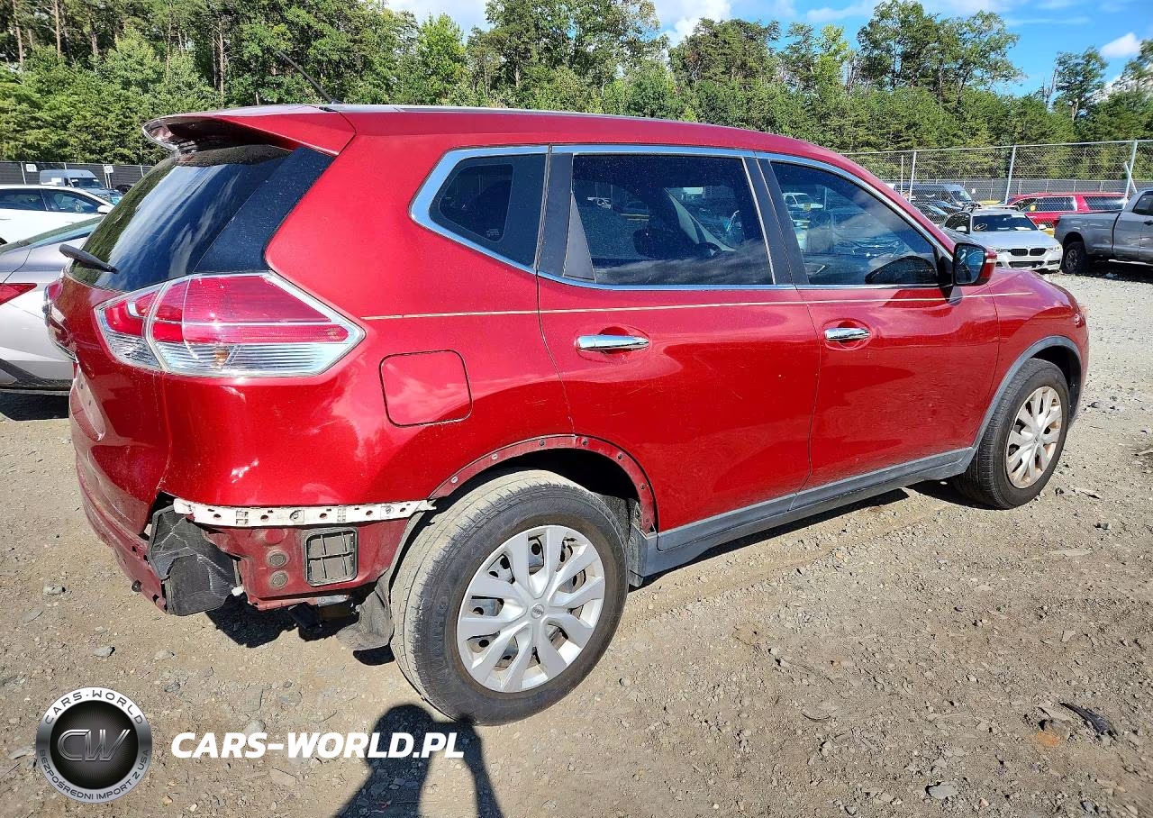 2015 Nissan Rogue S VIN:KNMAT2MTXFP502929 - 3